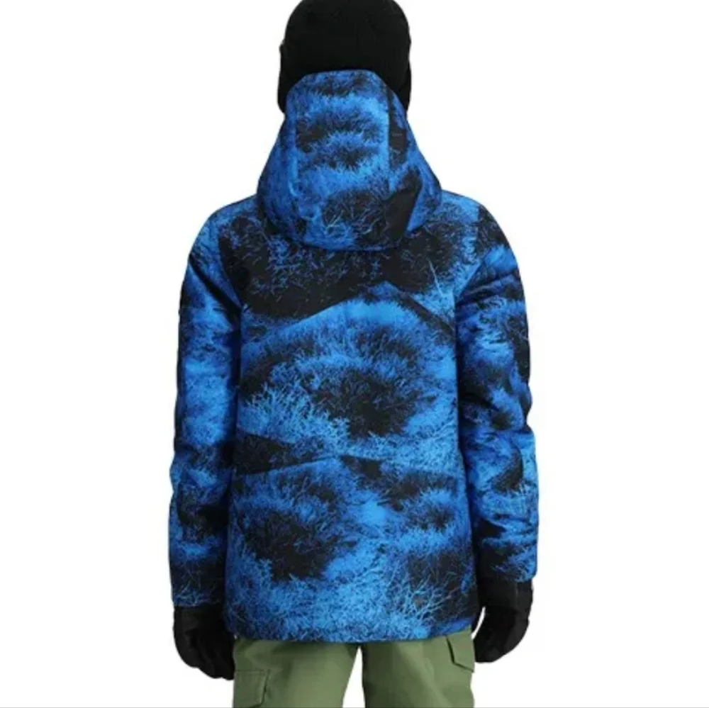NWT Obermeyer GAGE TEEN LARGE CAMO Blue & Black Jacket